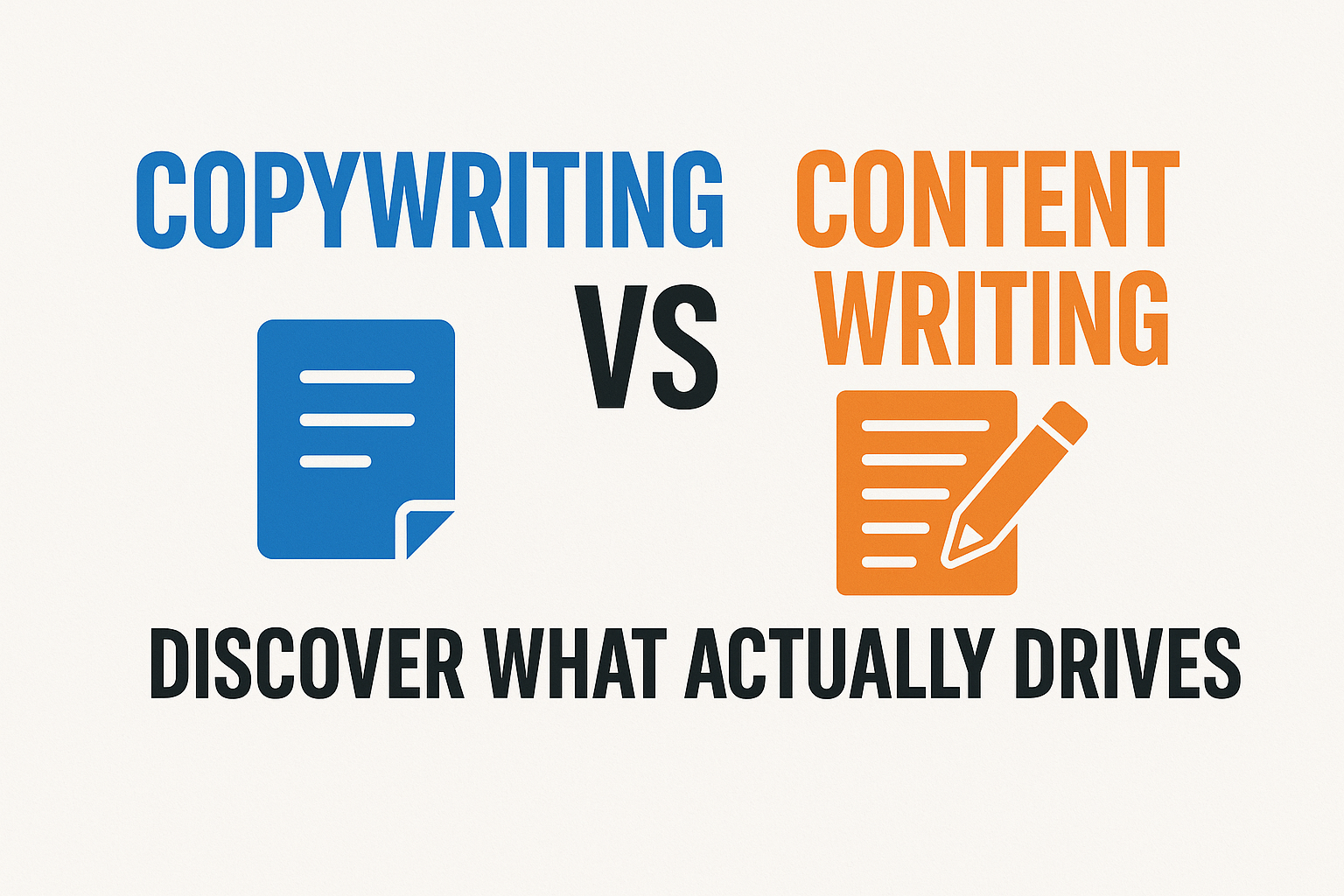 Copywriting vs Content Writing